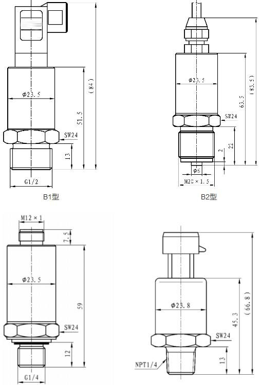 小巧型压力变送器(图1) 小巧型压力变送器(图1)