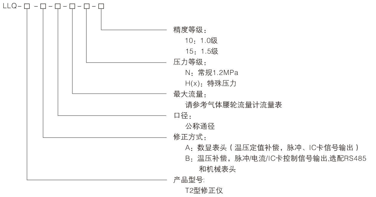 气体罗茨流量计(图1)